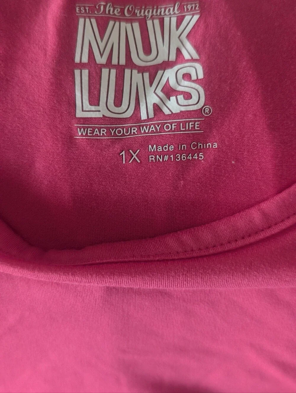 Women's MUK LUK capri Length Pajama Set - Size 1x